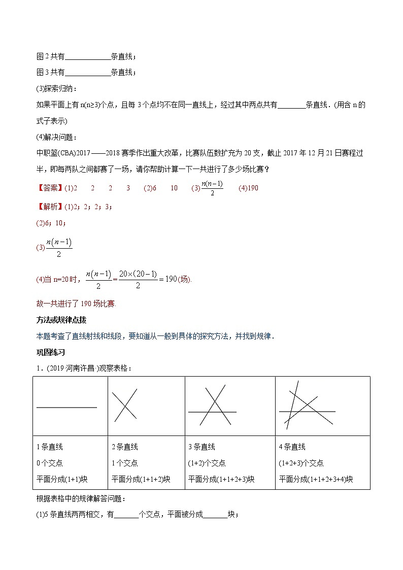 第04章 重点突破训练：与线段和角有关的证明与计算-2021年初中数学七年级上册同步讲练（教师版含解析）02