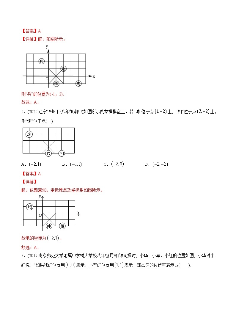 专题7.2坐标方法的简单应用（讲练）-2021年初中数学七年级下册同步讲练（教师版含解析）03