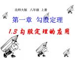 2021-2022学年度北师版八年级数学上册课件 1.3 勾股定理的应用1