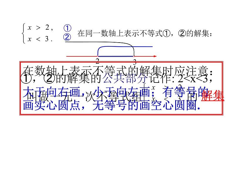 2021-2022学年度北师版八年级数学下册课件2.6  一元一次不等式组（1）1第6页