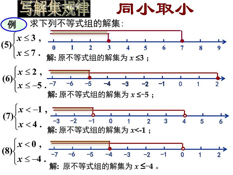 2021-2022学年度北师版八年级数学下册课件2.6  一元一次不等式组（2）106