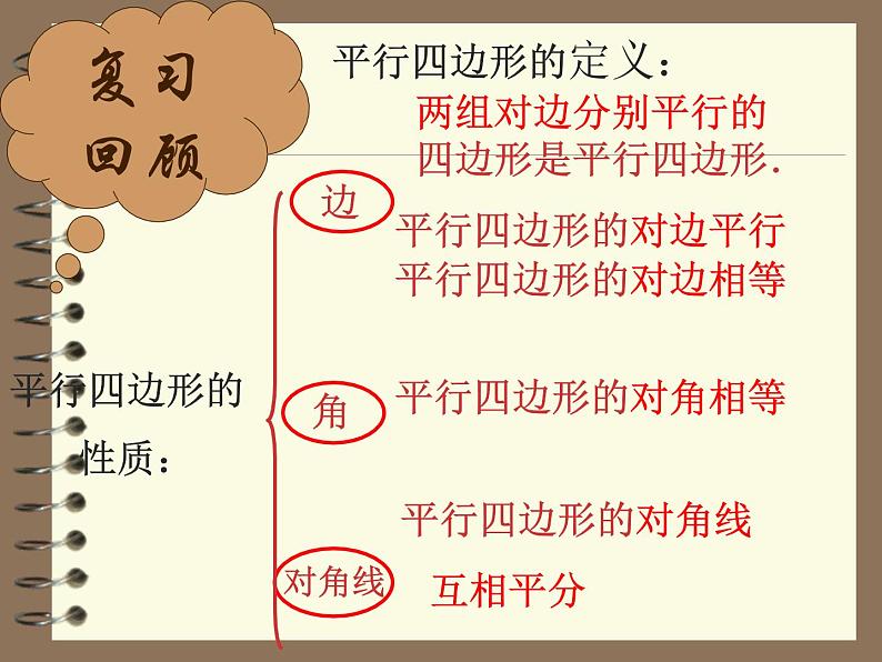 2021-2022学年度北师版八年级数学下册课件6.2  平行四边形的判定（第一课时）第2页