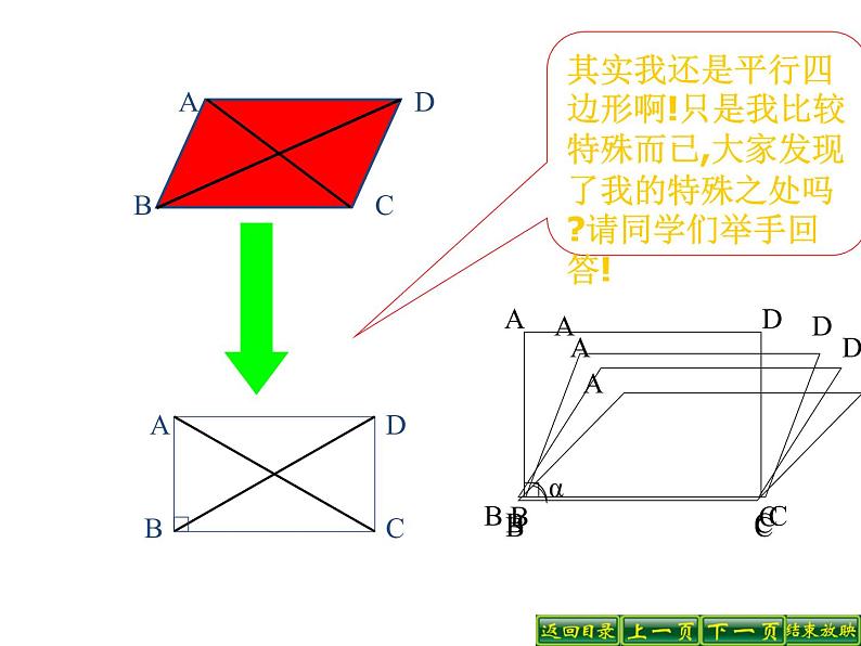 2021-2022学年度北师版九年级数学上册课件 1.2矩形的性质与判定（第1课时）第6页