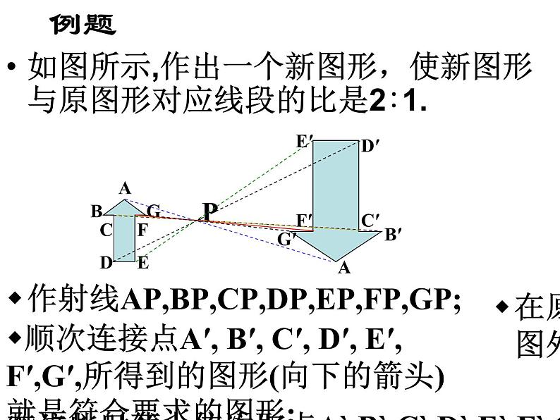 2021-2022学年度北师版九年级数学上册课件 4.8图形的位似（第2课时）第4页