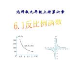 2021-2022学年度北师版九年级数学上册课件 6.1反比例函数1