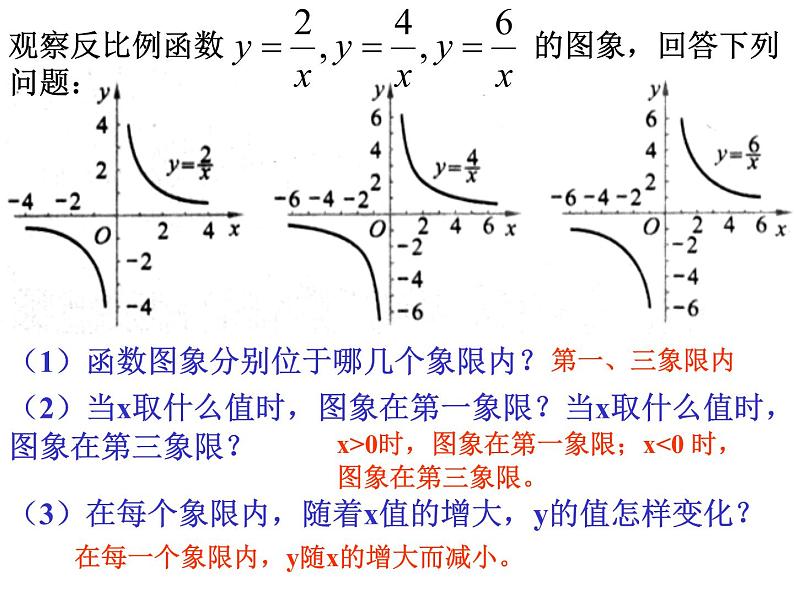 2021-2022学年度北师版九年级数学上册课件 6.2反比例函数的图象与性质（第2课时）04