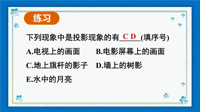 沪科版数学九年级下册25.1 第1课时 平行投影与中心投影【课件+教案】06