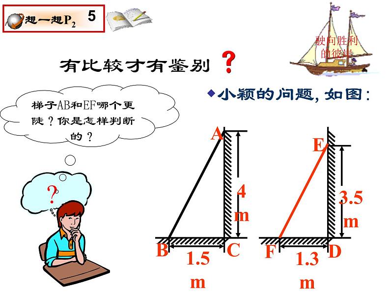 2021-2022学年度北师大版九年级数学下册课件 1.1锐角三角函数（第1课时）第6页