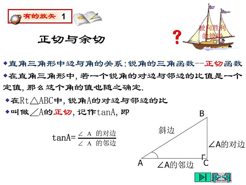 2021-2022学年度北师大版九年级数学下册课件 1.1锐角三角函数（第2课时）第2页