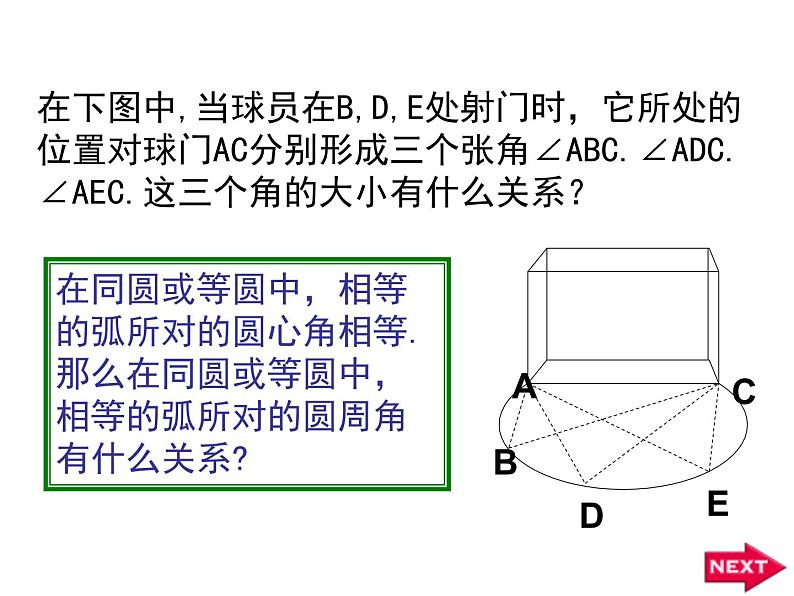 2021-2022学年度北师大版九年级数学下册课件 3.4圆周角和圆心角的关系（第1课时）07