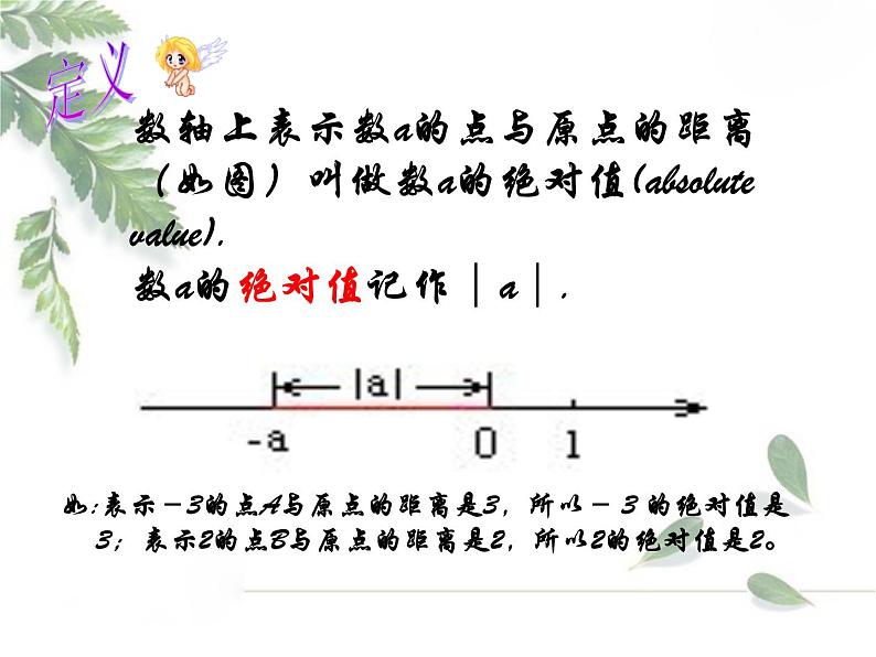 2021-2022学年度北师大版七年级数学上册课件2.3 绝对值 2第3页