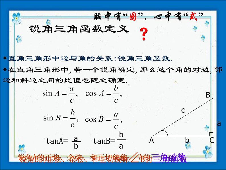 浙教版数学九年级下册  1.1 锐角三角函数 课件+教案03