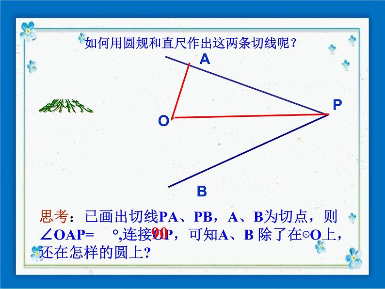 浙教版数学九年级下册  2.2 切线长定理 课件+教案03