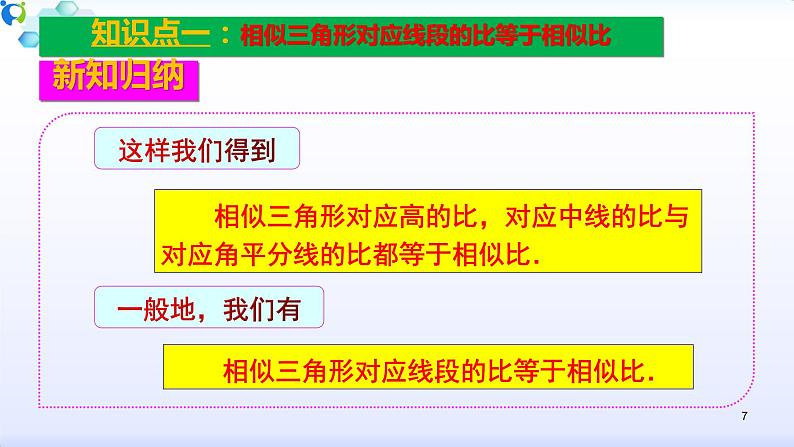 27.2.2相似三角形的性质-课件第7页
