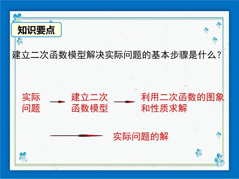 冀教版数学九年级下册 30.4 第1课时 抛物线形问题【课件+教案】07