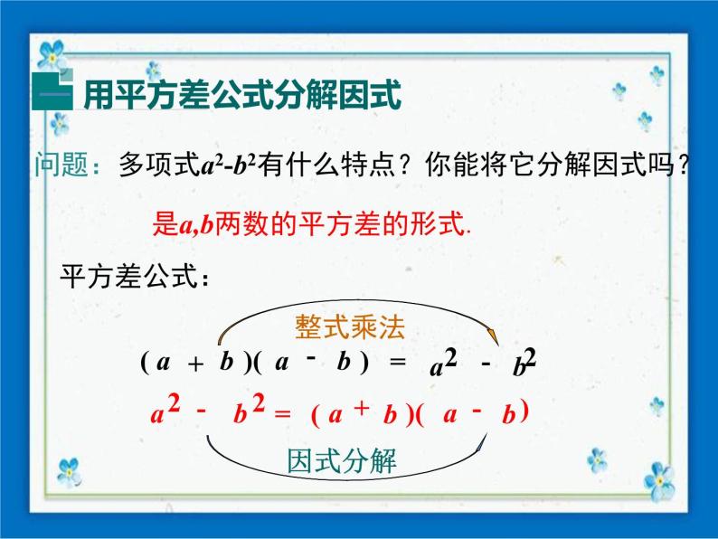 冀教版数学七年级下册 11.3 因式分解【课件+教案】04