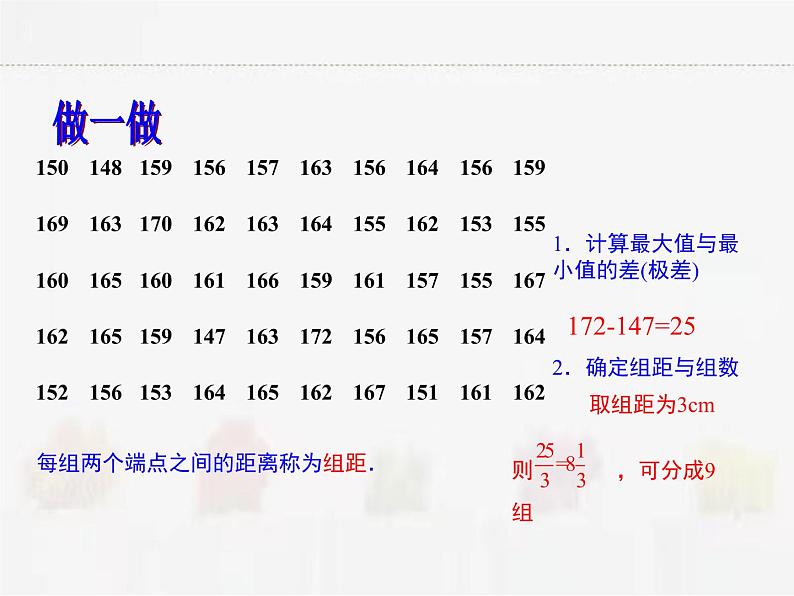 苏科版数学八年级下册 7.4频数分布表和频数分布直方图【课件】04