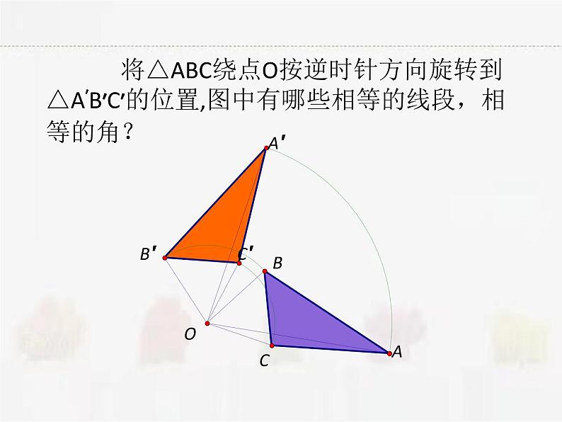 苏科版数学八年级下册 9.1图形的旋转【课件+教案】08