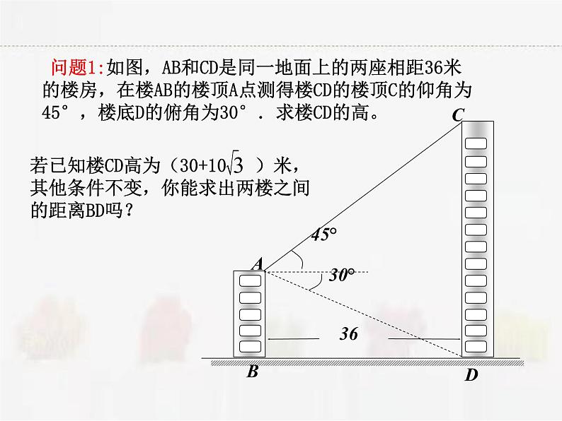 苏科版数学九年级下册 7.6用锐角三角函数解决问题第2课时【课件+教案】03