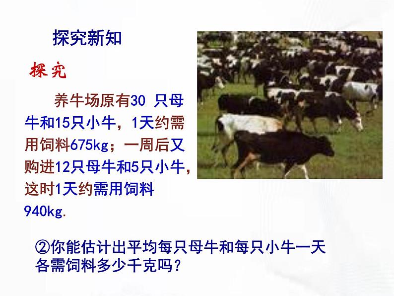 苏科版数学七年级下册 第十章 第五节 用二元一次方程组解决问题 第1课时 课件06