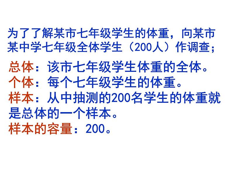 2021-2022学年度北师大版七年级数学上册课件 6.2 普查与抽样调查 1第7页