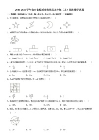 山东省临沂市郯城县2021学年九年级（上）期末数学试卷  word版