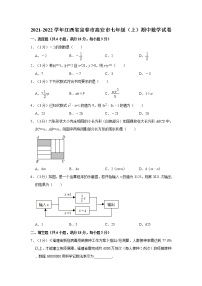 2021-2022学年江西省宜春市高安市七年级（上）期中数学试卷  解析版