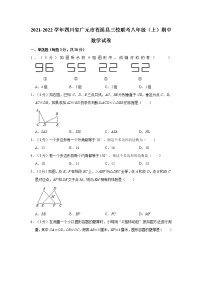 2021-2022学年四川省广元市苍溪县三校联考八年级（上）期中数学试卷