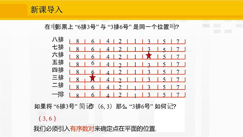 7.1.1 有序数对第4页