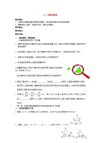 数学九年级下册第6章 图形的相似6.3 相似图形教学设计