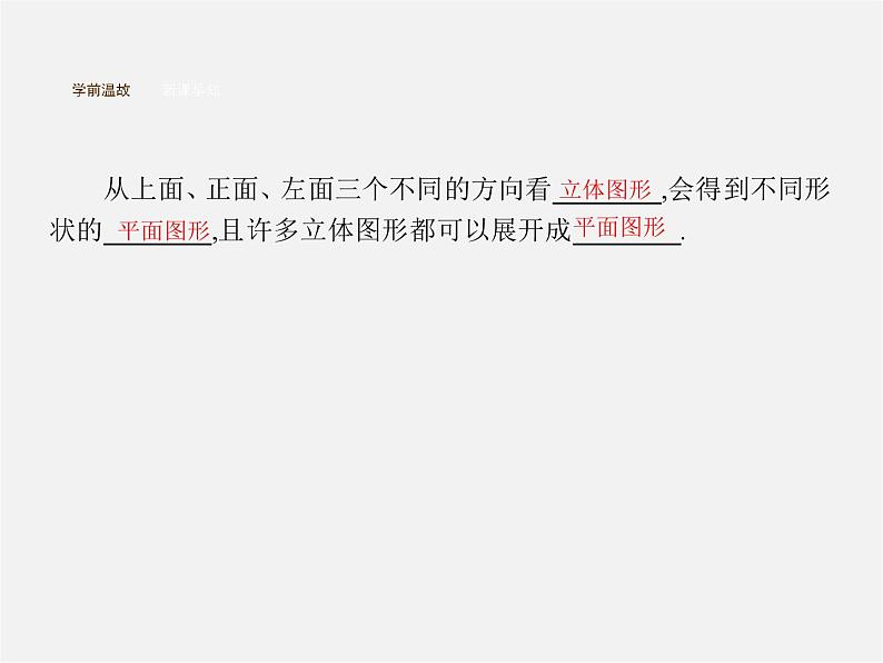 【七年级数学上册 4.1.2 点、线、面、体课件第2页