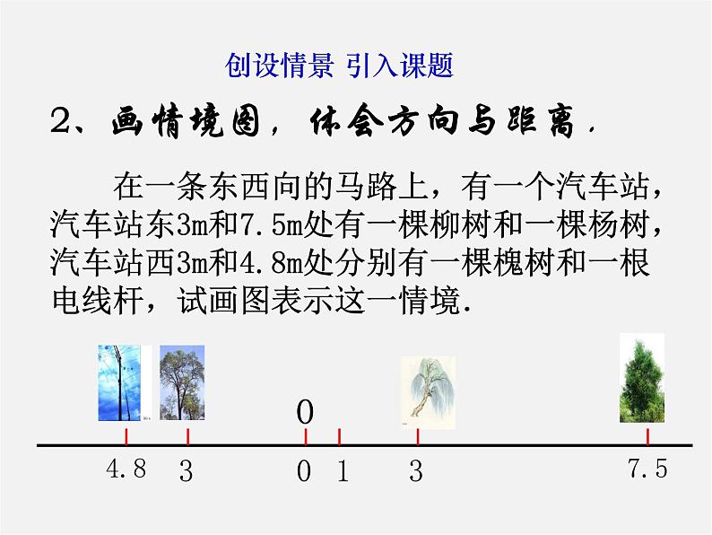 安徽省淮南市第二十中学七年级数学上册 1.2.2 数轴课件第3页