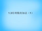 福建省厦门市集美区灌口中学七年级数学上册 1.3.1 有理数的加法课件