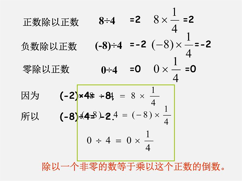 广东省惠东县铁涌中学七年级数学上册 1.4.2 有理数的除法课件1第3页