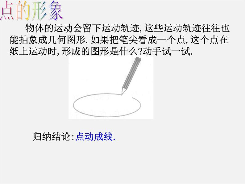 广东省惠东县铁涌中学七年级数学上册 4.1.2 点、线、面、体课件第7页