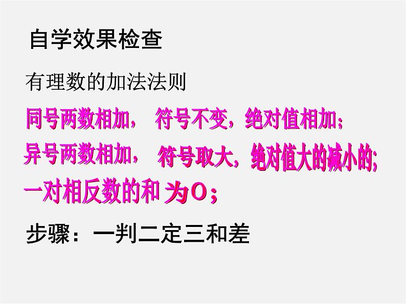 广东省汕头市龙湖实验中学七年级数学上册 1.3.1 有理数加法课件第3页