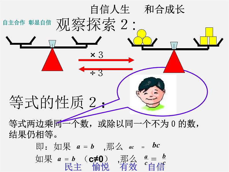 贵州省遵义市务川自治县大坪中学七年级数学上册 3.1.2 等式的性质课件08