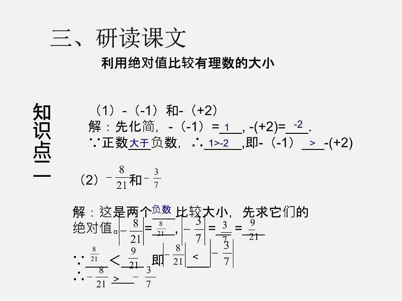 七年级数学上册 1.2.4 绝对值课件207