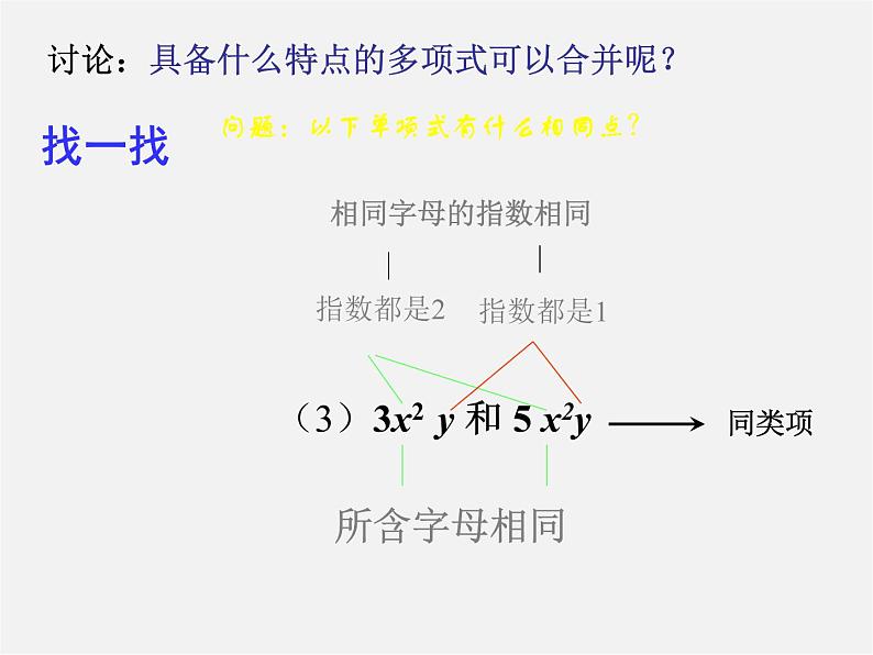 人教初中数学七上《2.2 整式的加减》PPT课件 (39)第5页