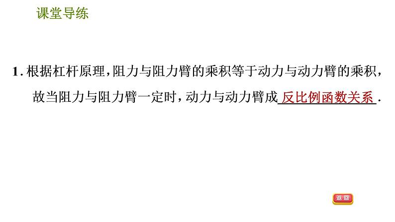 2021—2022学年人教版九年级下册数学课件 第26章 26.2.2  用反比例函数解决跨学科应用问题第4页