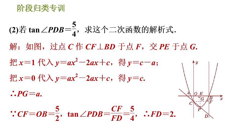 2021—2022学年人教版九年级下册数学课件 第28章 锐角三角函数 阶段归类专训  巧用三角函数解学科内综合问题第8页