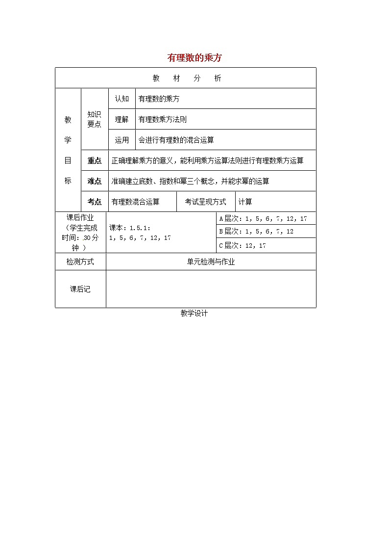人教初中数学七上《1.5 有理数的乘方》word教案 (21)01
