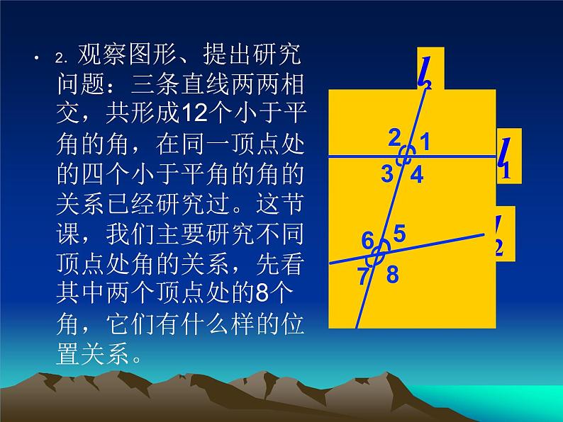 人教版数学七年级下册5.1.3《同位角、内错角、同旁内角》 课件(共20张PPT)第3页