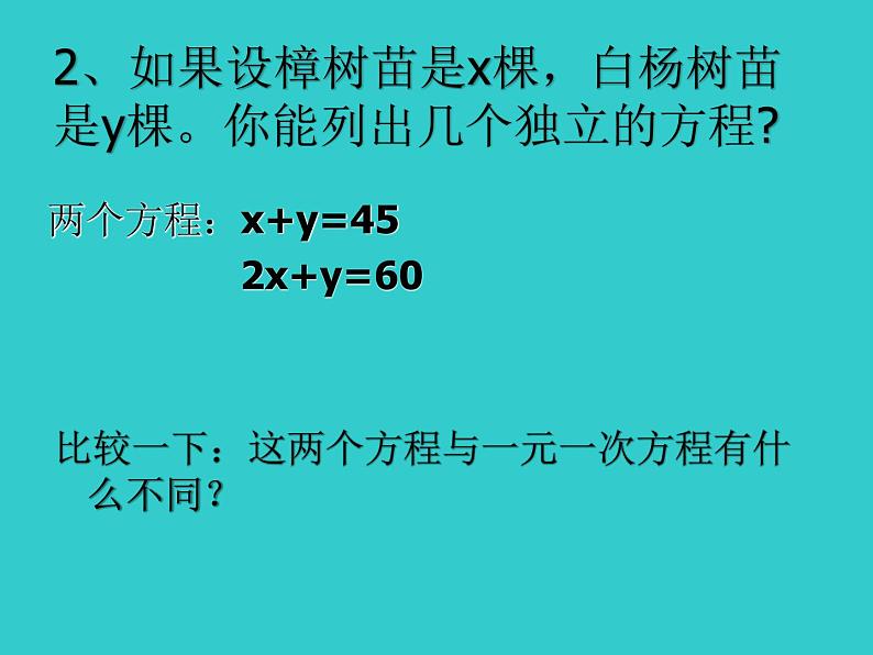 2020-2021学年人教版七年级下册数学：8.1二元一次方程组 课件第4页