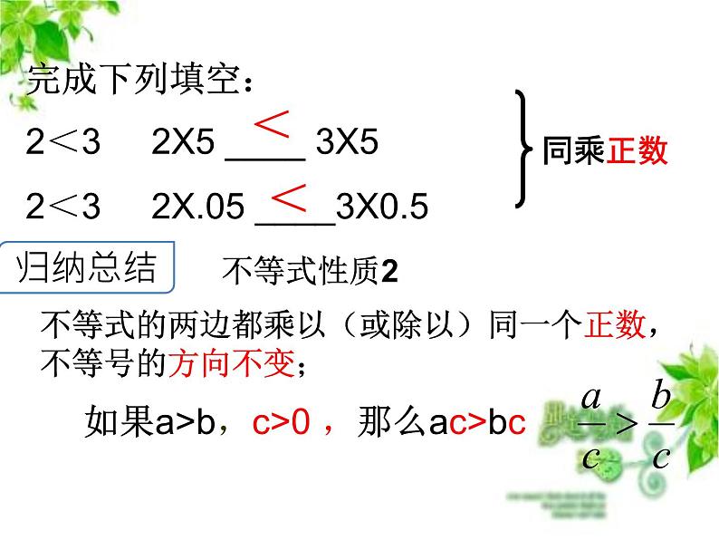 2021-2022学年七年级数学人教版下册： 9.1 不等式的性质 课件第7页