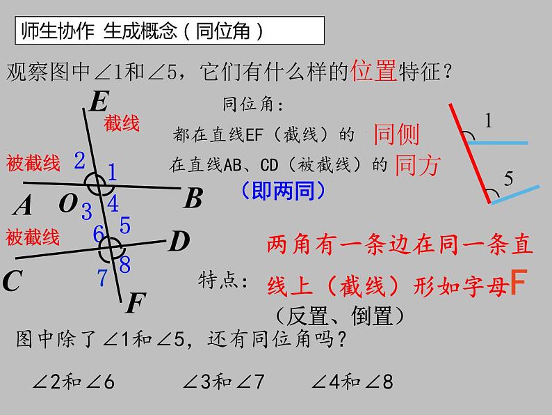 5.1.3 同位角、内错角、同旁内角课件  2020--2021学年人教版七年级数学下册第4页