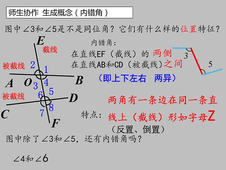 5.1.3 同位角、内错角、同旁内角课件  2020--2021学年人教版七年级数学下册第6页