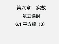 人教版七年级下册6.1 平方根图文课件ppt