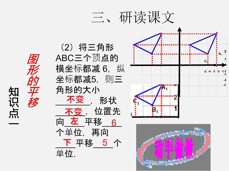 第3套人教初中数学七下  7.2.2 用坐标表示平移课件第7页