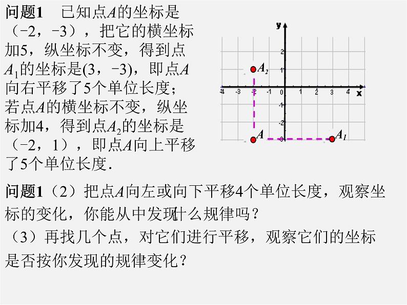 第4套人教初中数学七下  7.2.2 用坐标表示平移课件第3页